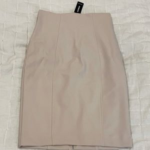 Pencil skirt.